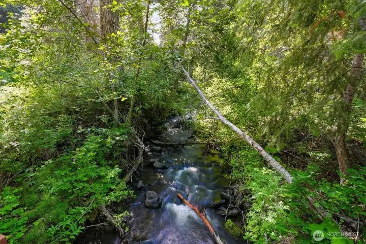Creek/river on south border