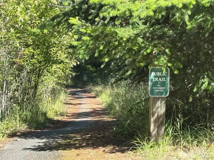 Adjacent trail access.