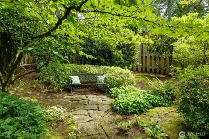Relaxing meditation area. Relaxing meditation area.