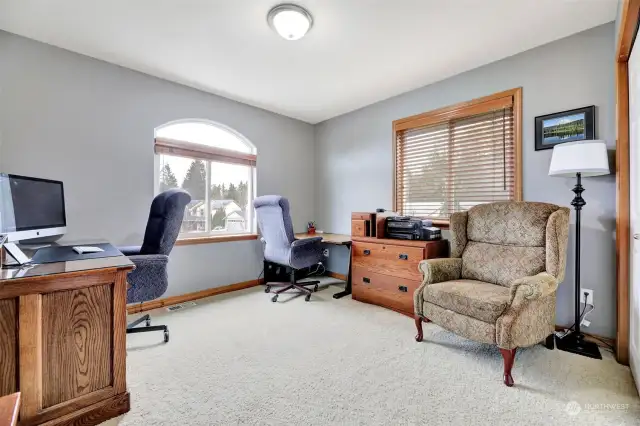 Bedroom that is being used as a office