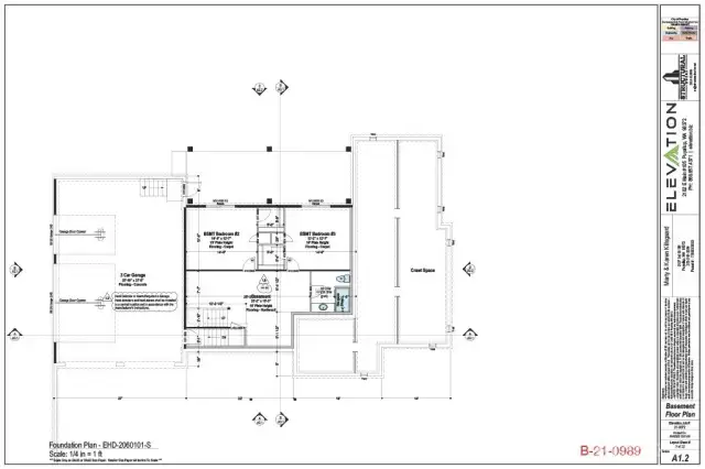 Floor Plan of Possible Home Option