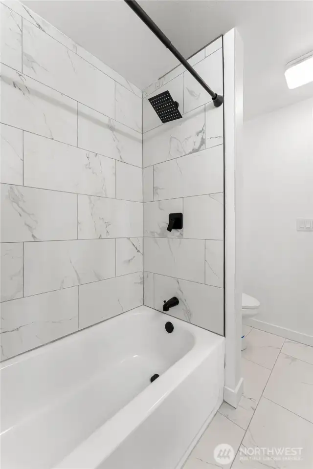 Shower with tile