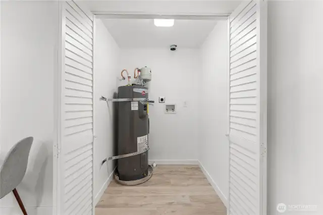 Separate laundry area