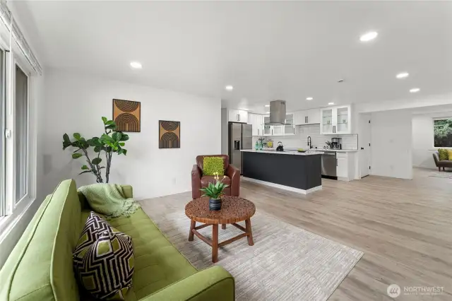 As you enter the home