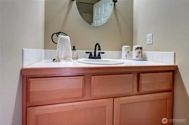 Powder Room On The Main Floor