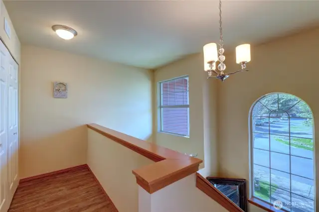 Gorgeous Arched French Pane Window & Fixture