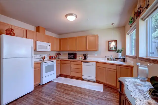 Plentiful Cabinet and Counter Space
