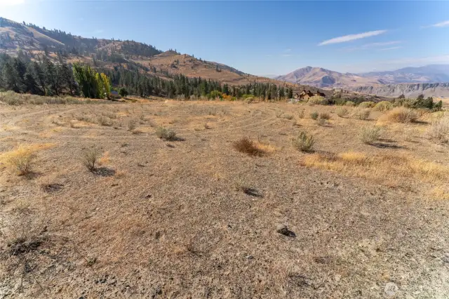 On the building pad looking Southwest.