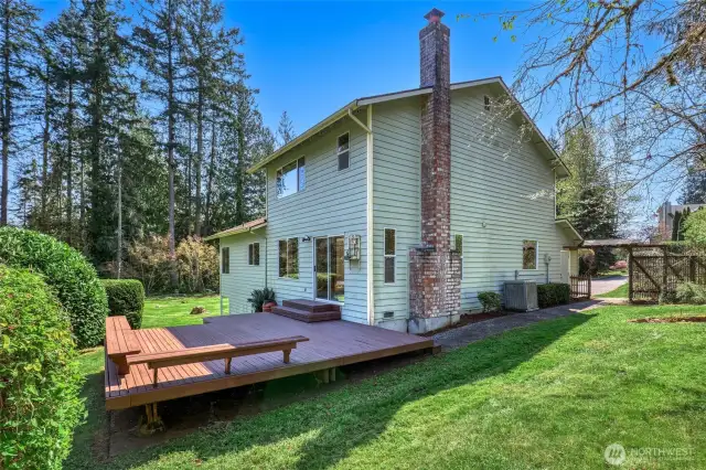 West side yard