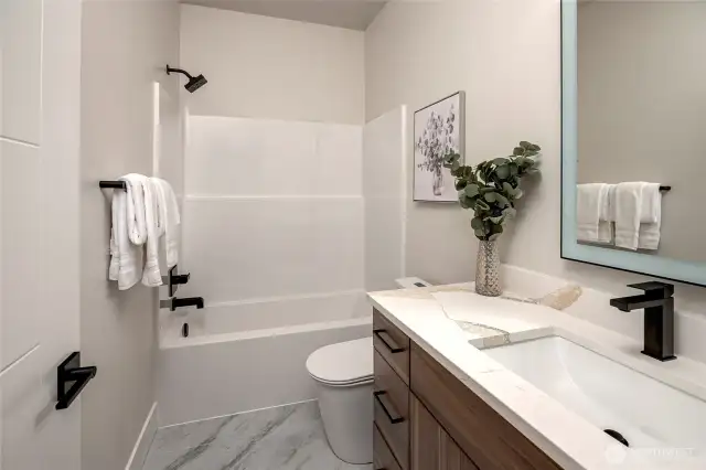 Upstairs full bath
