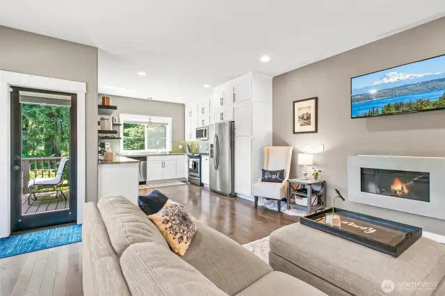 Open concept with seamless flow to the back deck & patio...perfect for entertaining!