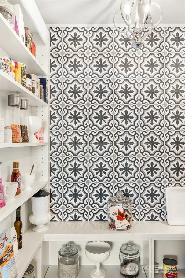 The sweetest walk-in pantry!