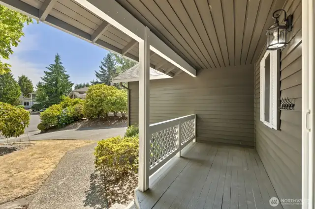 Plenty of room for multiple seating areas as you look out to your quiet, picturesque neighborhood.