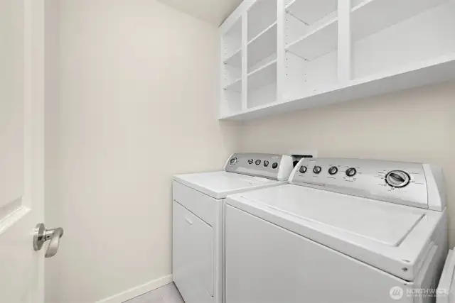 Upper floor laundry