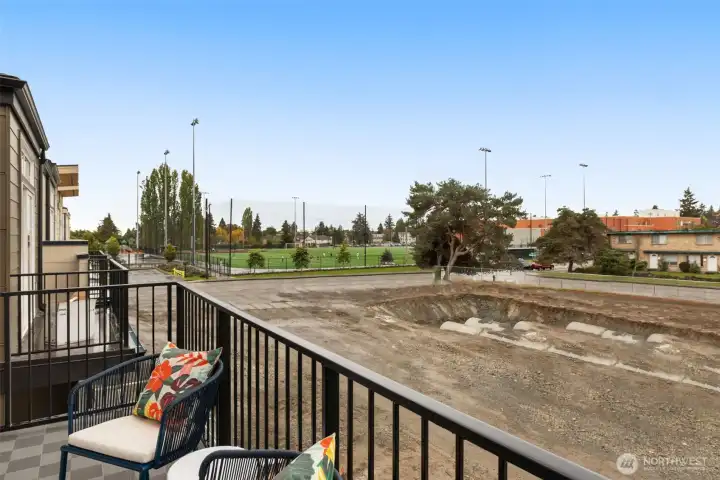 Photos of model home with similar finishes & floor plan.