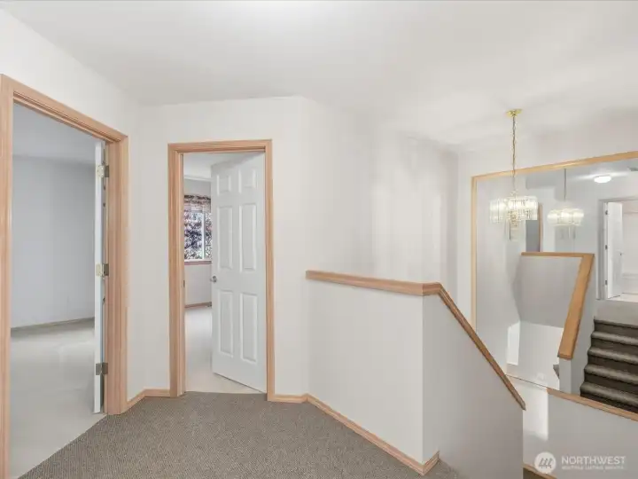 From the top of the stairs