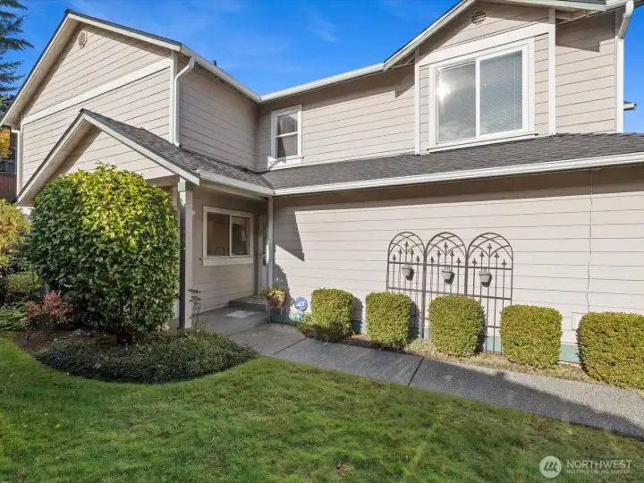 Side walk to the inviting entry