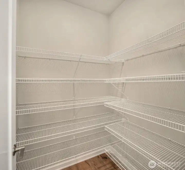 Walk-in pantry makes your kitchen tidy and neat!