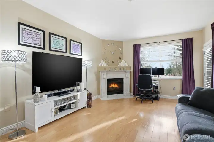 Living Room with Gas Fireplace