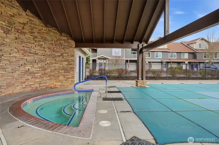 Covered Hot Tub