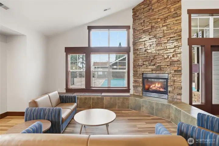 Community Rec Center with Fireplace