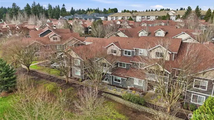Aerial View of Condo Complex