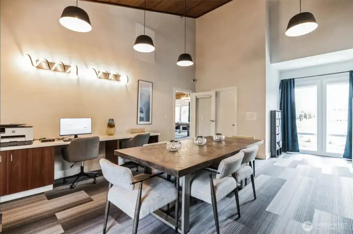 Library with computers and WiFi