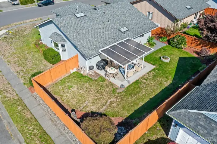 New fence is very attractive and provides privacy.