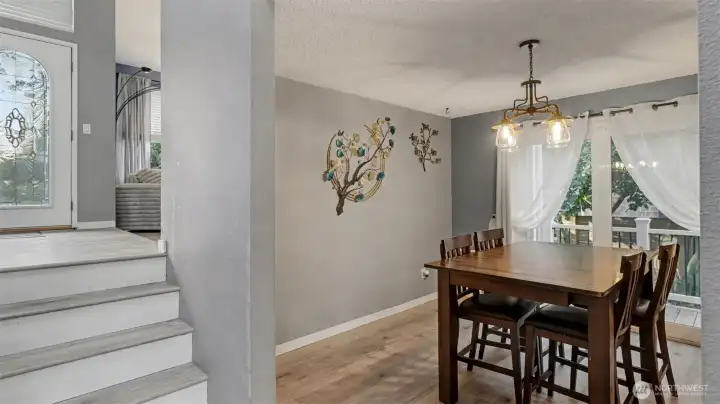 Charming dining area just off the main living spaces