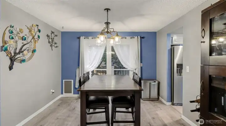 Perfect for hosting with indoor/outdoor flow to the backyard