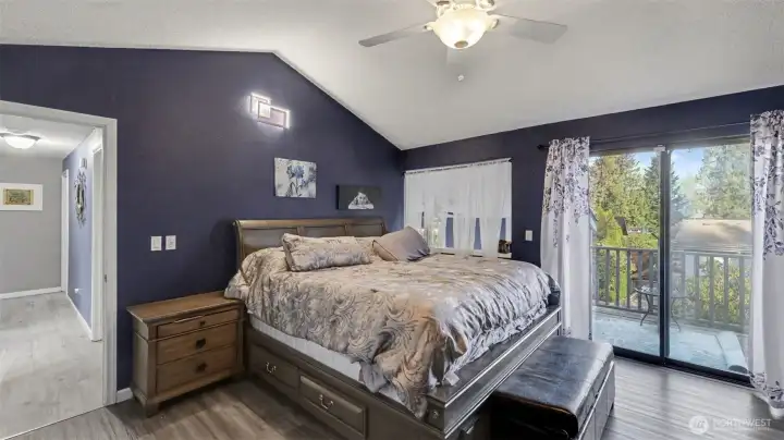 Wake up to fresh air with private balcony access