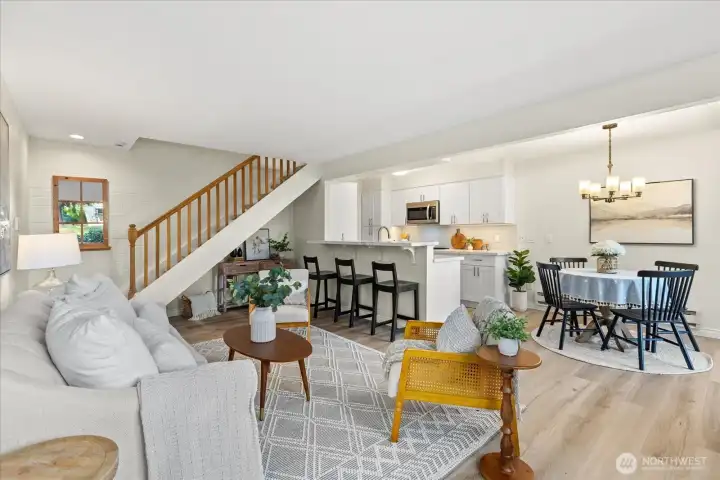 Open concept floorplan