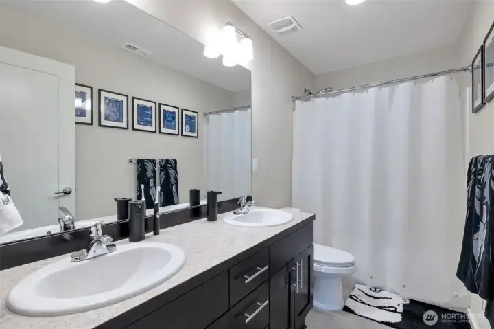 Full Bath on 2nd Level