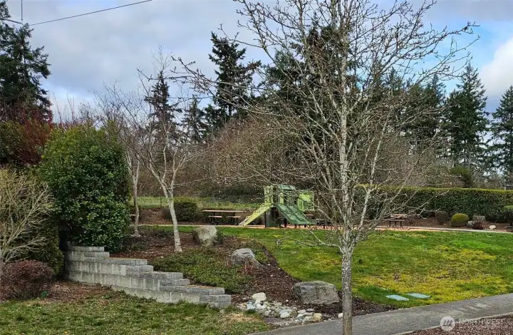 Community Play area and Private Park