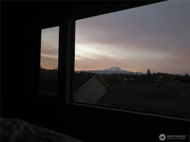 Rainier from Primary Bed Location