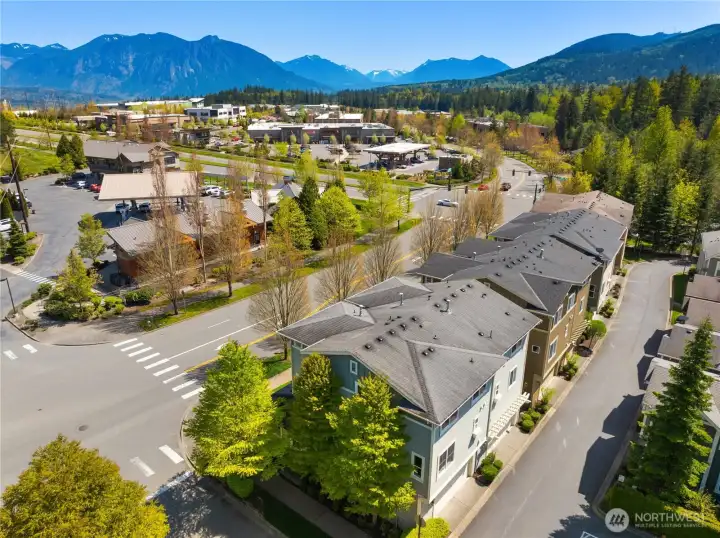 Aerial. This home is perfectly situated near top-rated schools, shops, spas, dining, and over 25 miles of scenic hiking and biking trails