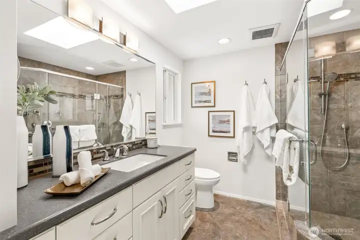 Primary bathroom Primary bathroom