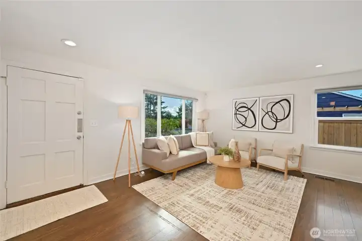 Large windows allow for natural light all day!