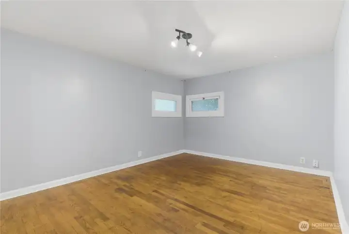 The living room offers a comfortable, easy layout that’s ready for your personal style.