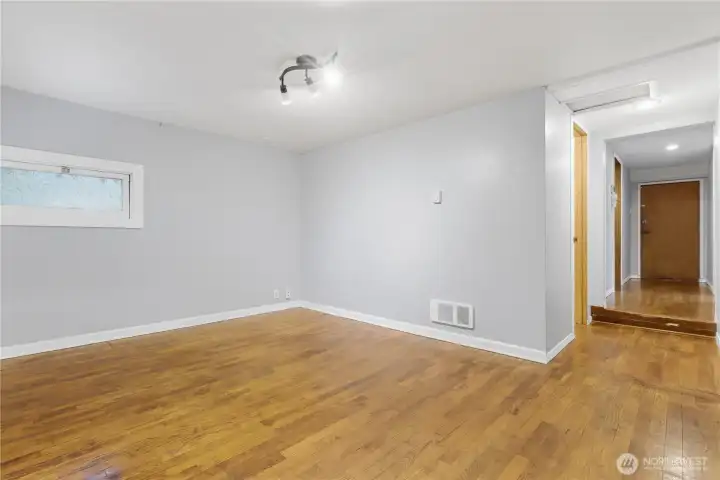 At 930 square feet, this home is thoughtfully laid out to offer multiple living spaces that make it feel larger than its size.