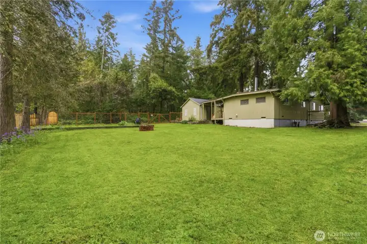 If you have a dog, they’ll love their new yard—with plenty of space to explore, play, and relax in a secure, fenced setting.