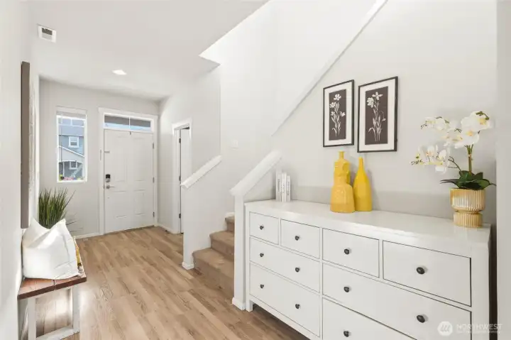 Lots of natural light