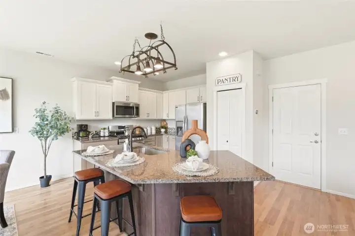 Plus, large sink in island!