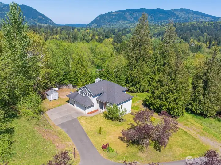 Home is on 0.78 acre!