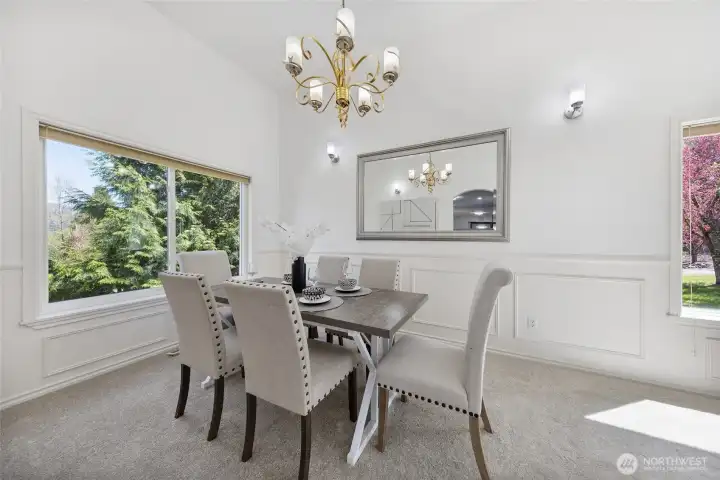 Formal dining room.