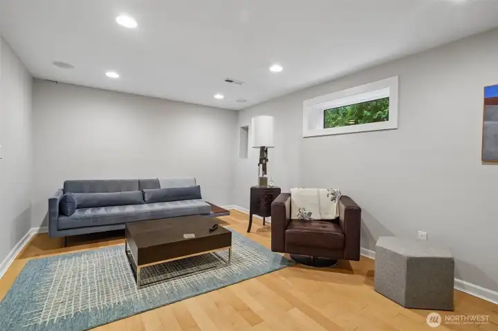 Downstairs rec room.