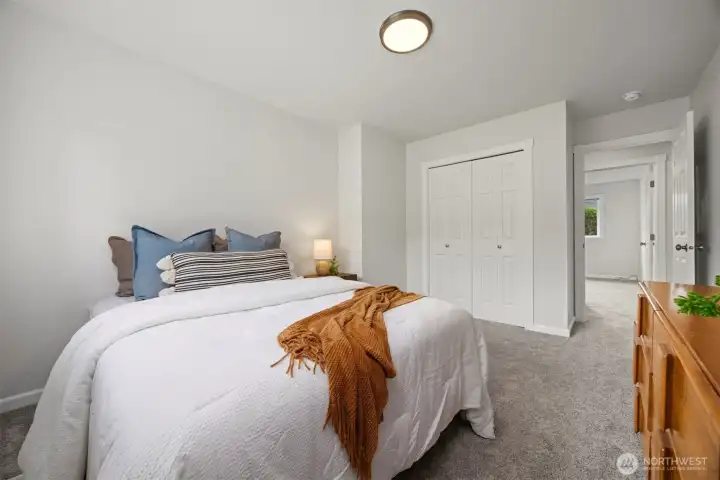 View of the second bedroom. View of the second bedroom.