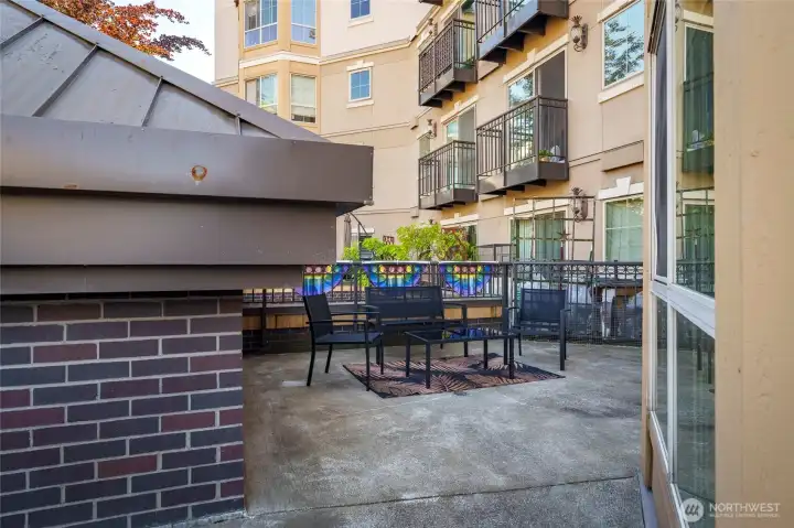 Exceptional outdoor space rarely found in city condo living
