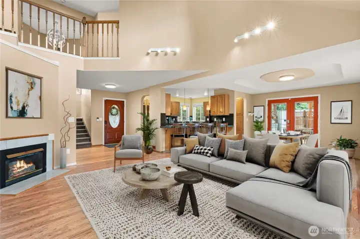 Living Room (Partially Digitally Staged)