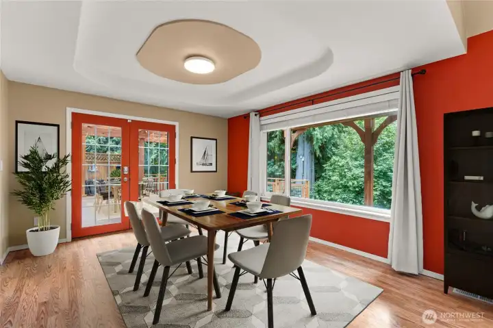Dining Room (Partially Digitally Staged)